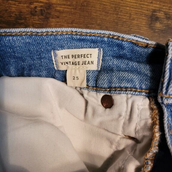 Madewell Jeans Size 25 The Perfect Vintage High Rise Denman Wash Stretch Denim - Picture 5 of 12